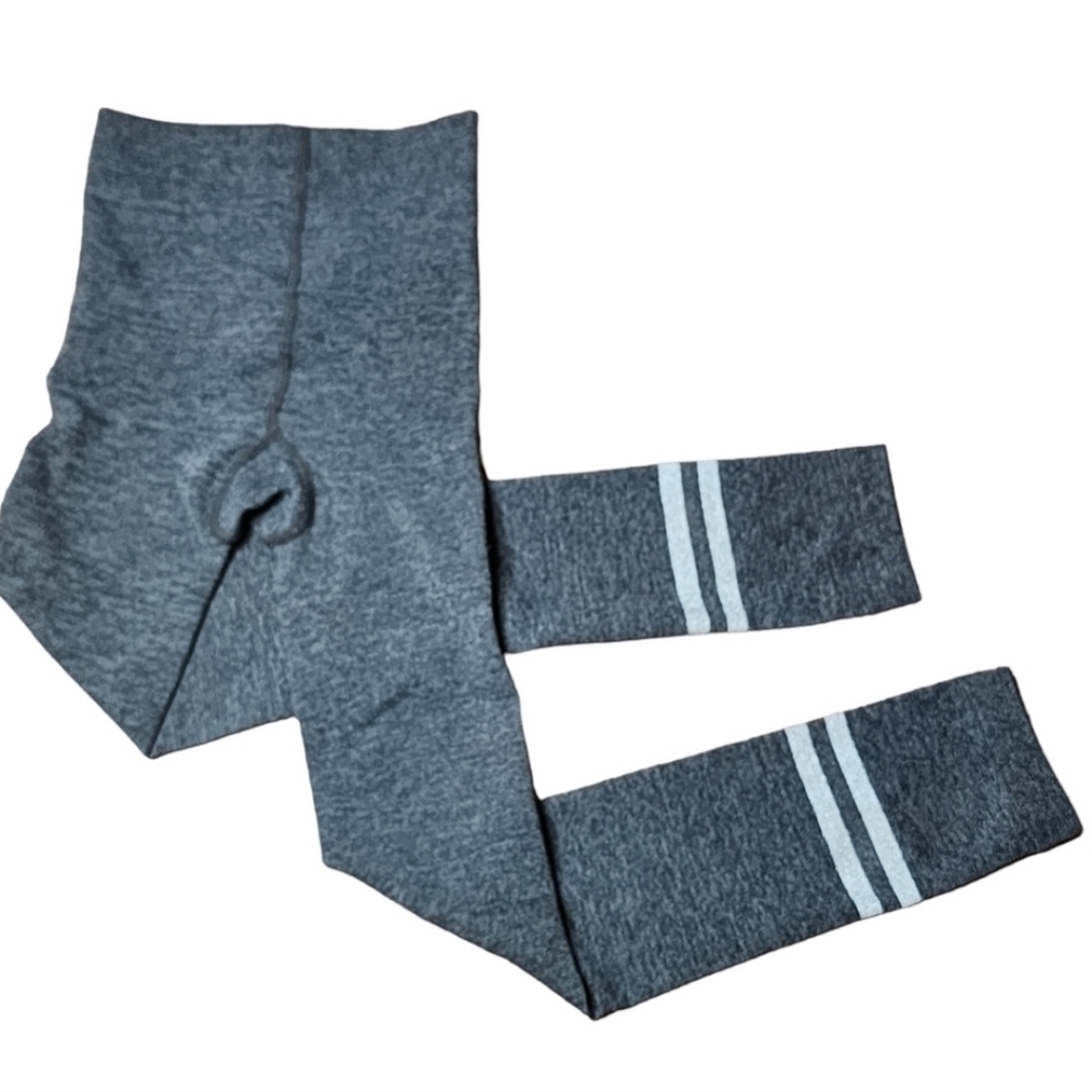 ⚾ Glitter Stripe Leggings · Size 7 (Girls)